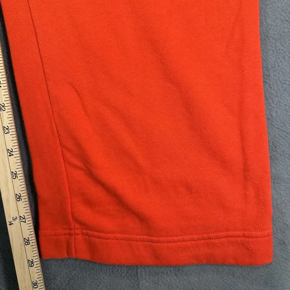 NIKE Women's Sweatpants X-Large Loose Fit Fleece Pants BV4093-673 Orange - Picture 3 of 8